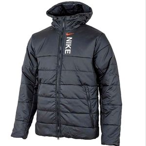 Nike Therma-FIT Synthetic Fill Puffer Hooded Jacket Insulated Coat Men's Winter